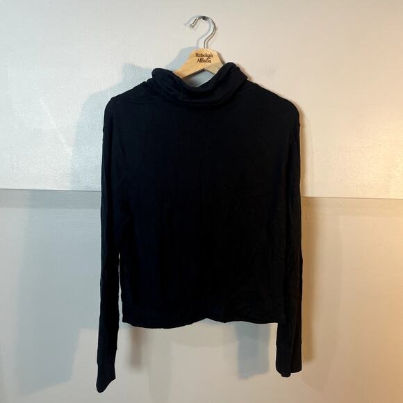 Athleta Soft & Cozy Modal Blend Black Pullover Hoodie Women's Size XS EUC - Picture 11 of 13